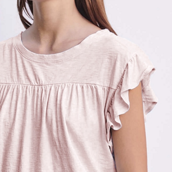 Sundry babydoll ruffle tee 2 M New - Picture 3 of 12